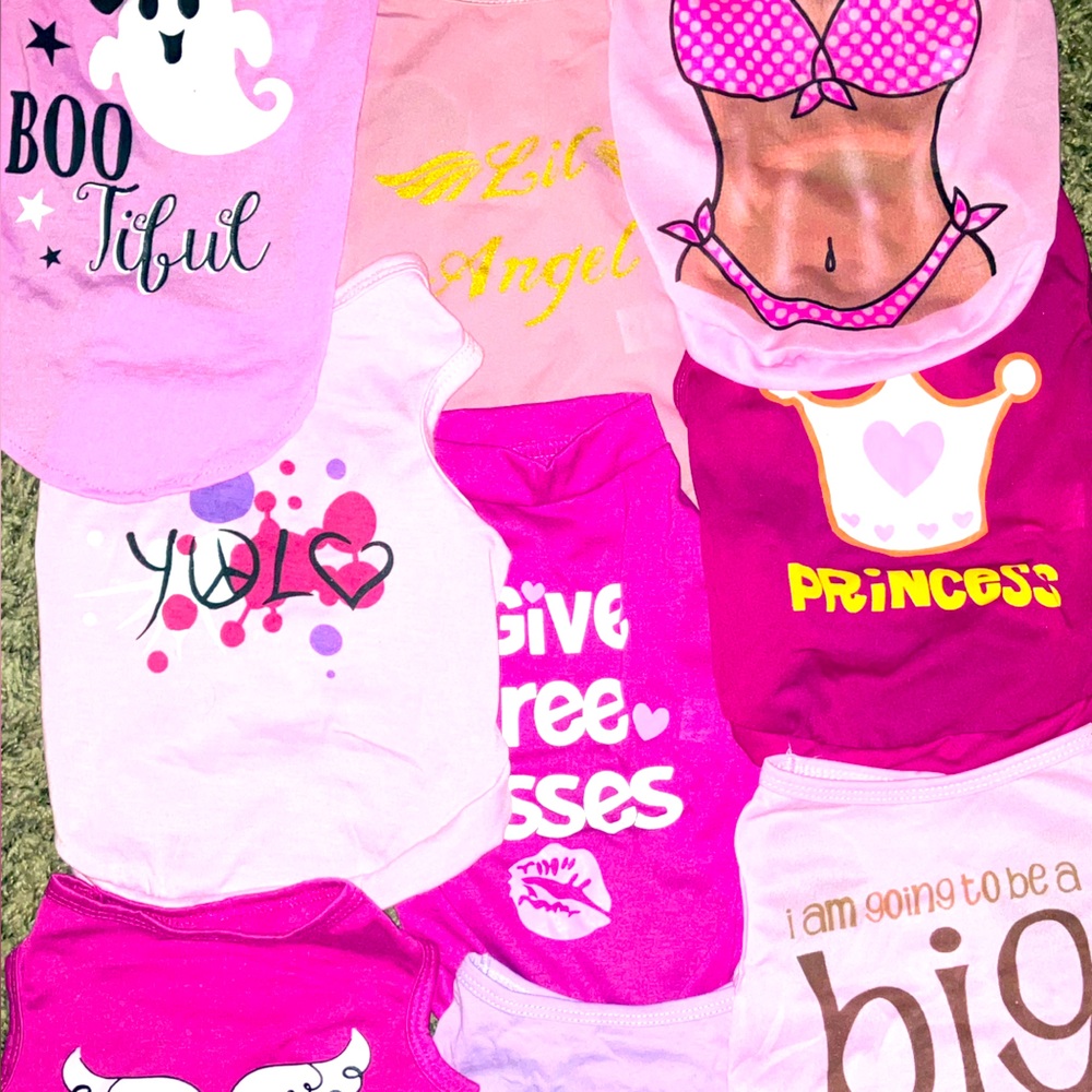 New dog clothesline tees
